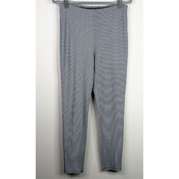 Chico's Knit Pull On Mini Geo Print Ankle Leggings Women's Size 8 - Picture 1 of 9